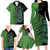 Personalised New Zealand Darts Family Matching Long Sleeve Bodycon Dress and Hawaiian Shirt Aotearoa Maori Fern Mix Manaia Tattoo