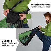 Personalised New Zealand Darts Grocery Bag Aotearoa Maori Fern Mix Manaia Tattoo