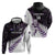New Zealand Silver Fern Rugby Custom Hoodie Go All Black Purple Maori Paua Shell - Polynesian Pride