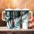 New Zealand Silver Fern Rugby Custom Tumbler With Handle Go All Black Turquoise Maori Paua Shell - Polynesian Pride