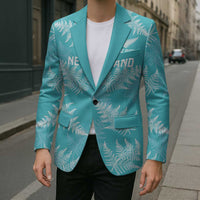 New Zealand Silver Fern Rugby Custom Blazer Go Aotearoa Champions Turquoise Version - Polynesian Pride