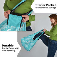 New Zealand Silver Fern Rugby Custom Grocery Bag Go Aotearoa Champions Turquoise Version - Polynesian Pride