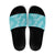 New Zealand Silver Fern Rugby Custom Slide Sandals Go Aotearoa Champions Turquoise Version - Polynesian Pride