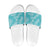 New Zealand Silver Fern Rugby Custom Slide Sandals Go Aotearoa Champions Turquoise Version - Polynesian Pride