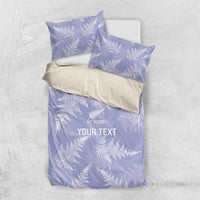 New Zealand Silver Fern Rugby Custom Bedding Set Go Aotearoa Champions Purple Version - Polynesian Pride