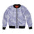 New Zealand Silver Fern Rugby Custom Bomber Jacket Go Aotearoa Champions Purple Version - Polynesian Pride