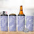 New Zealand Silver Fern Rugby Custom 4 in 1 Can Cooler Tumbler Go Aotearoa Champions Purple Version - Polynesian Pride