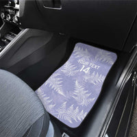 New Zealand Silver Fern Rugby Custom Car Mats Go Aotearoa Champions Purple Version - Polynesian Pride
