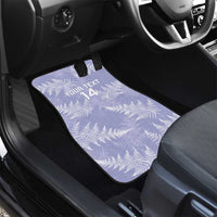 New Zealand Silver Fern Rugby Custom Car Mats Go Aotearoa Champions Purple Version - Polynesian Pride