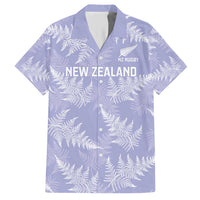 New Zealand Silver Fern Rugby Custom Hawaiian Shirt Go Aotearoa Champions Purple Version - Polynesian Pride