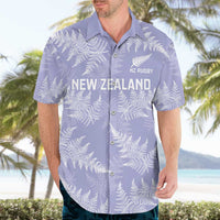 New Zealand Silver Fern Rugby Custom Hawaiian Shirt Go Aotearoa Champions Purple Version - Polynesian Pride