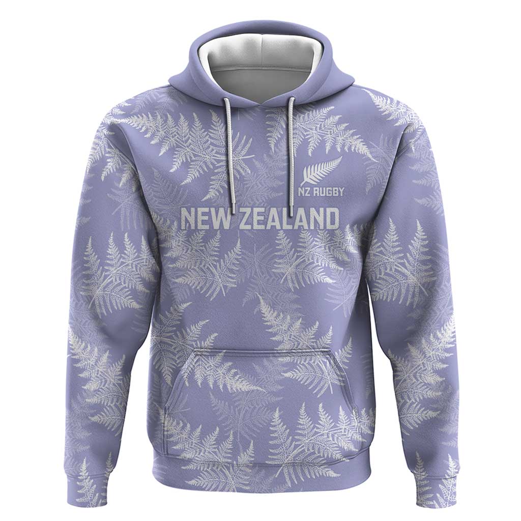 New Zealand Silver Fern Rugby Custom Hoodie Go Aotearoa Champions Purple Version - Polynesian Pride