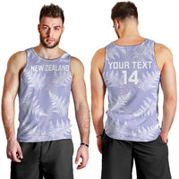 New Zealand Silver Fern Rugby Custom Men Tank Top Go Aotearoa Champions Purple Version - Polynesian Pride