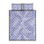New Zealand Silver Fern Rugby Custom Quilt Bed Set Go Aotearoa Champions Purple Version - Polynesian Pride
