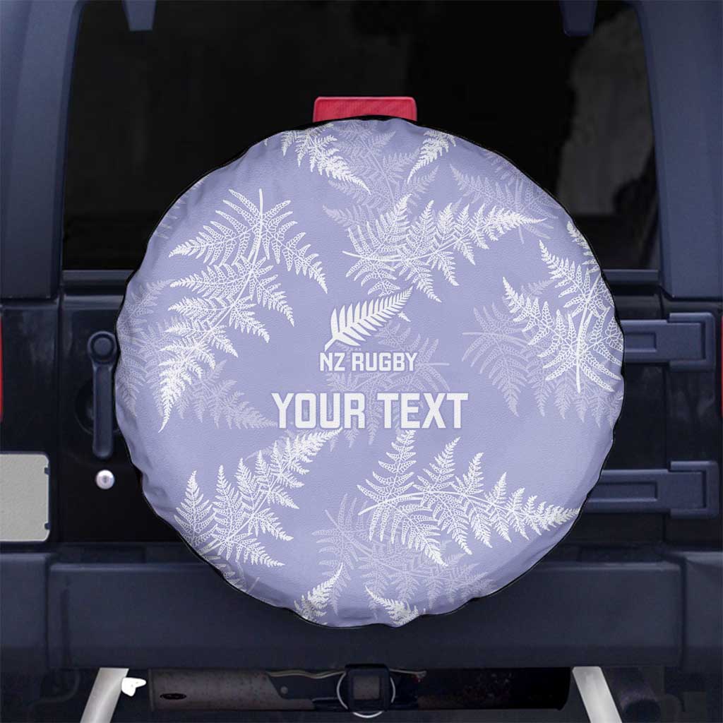 New Zealand Silver Fern Rugby Custom Spare Tire Cover Go Aotearoa Champions Purple Version - Polynesian Pride