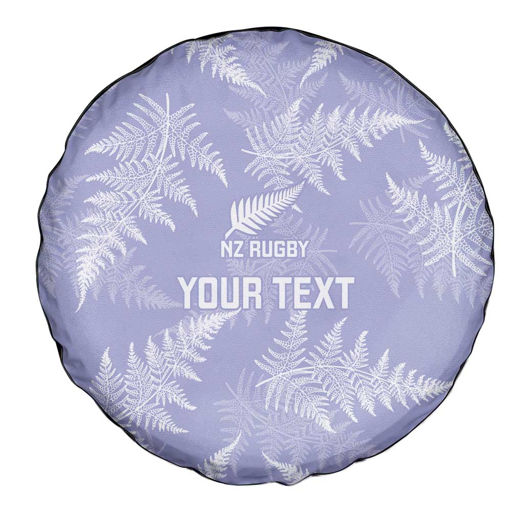 New Zealand Silver Fern Rugby Custom Spare Tire Cover Go Aotearoa Champions Purple Version - Polynesian Pride