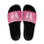 New Zealand Breast Cancer Awareness Slide Sandals Maori Butterfly Pink Ribbon - Polynesian Pride