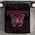 New Zealand Breast Cancer Awareness Bedding Set Maori Butterfly Pink Ribbon Black Version - Polynesian Pride