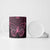 New Zealand Breast Cancer Awareness Ceramic Mug Maori Butterfly Pink Ribbon Black Version - Polynesian Pride