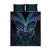 Suicide Prevention New Zealand Quilt Bed Set Aotearoa Maori Butterfly Mix Silver Fern - Polynesian Pride