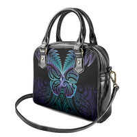 Suicide Prevention New Zealand Shoulder Handbag Aotearoa Maori Butterfly Mix Silver Fern - Polynesian Pride