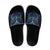 Suicide Prevention New Zealand Slide Sandals Aotearoa Maori Butterfly Mix Silver Fern - Polynesian Pride