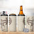 Beige Hawaii 4 in 1 Can Cooler Tumbler Hammerhead Shark Tattoo Curve Polynesian - Polynesian Pride