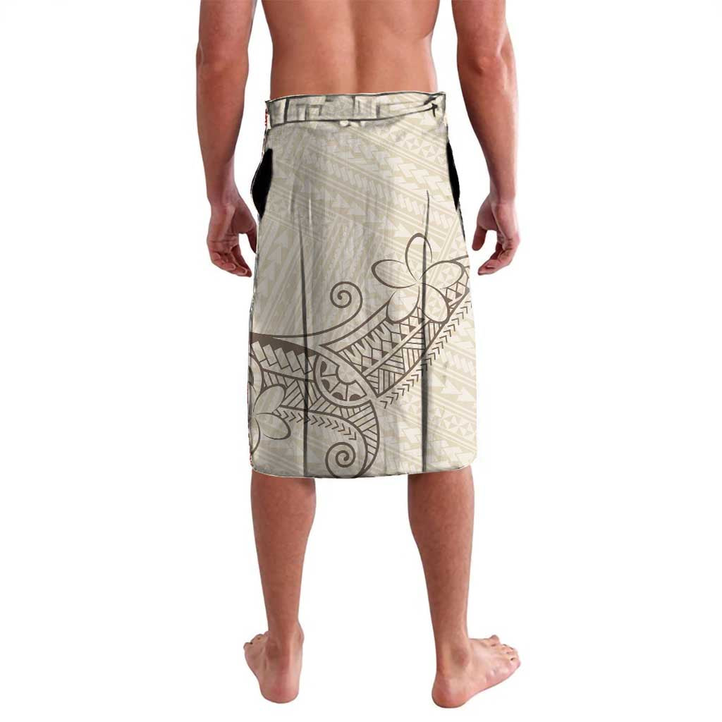 Beige Hawaii Lavalava Hammerhead Shark Tattoo Curve Polynesian - Polynesian Pride