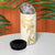 Gold and White Hawaii 4 in 1 Can Cooler Tumbler Hammerhead Shark Tattoo Curve Polynesian - Polynesian Pride