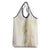 Gold and White Hawaii Grocery Bag Hammerhead Shark Tattoo Curve Polynesian - Polynesian Pride