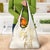 Gold and White Hawaii Grocery Bag Hammerhead Shark Tattoo Curve Polynesian - Polynesian Pride