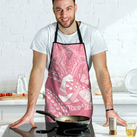 Personalised Polynesia Breast Cancer Awareness Apron Brave Strong Butterfly Pink Ribbon LT14 - Polynesian Pride