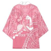 Personalised Polynesia Breast Cancer Awareness Kimono Brave Strong Butterfly Pink Ribbon LT14 - Polynesian Pride