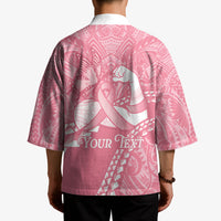 Personalised Polynesia Breast Cancer Awareness Kimono Brave Strong Butterfly Pink Ribbon LT14 - Polynesian Pride