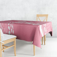 Personalised Polynesia Breast Cancer Awareness Tablecloth Brave Strong Butterfly Pink Ribbon LT14 - Polynesian Pride