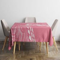 Personalised Polynesia Breast Cancer Awareness Tablecloth Brave Strong Butterfly Pink Ribbon LT14 - Polynesian Pride
