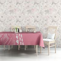 Personalised Polynesia Breast Cancer Awareness Tablecloth Brave Strong Butterfly Pink Ribbon LT14 - Polynesian Pride