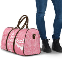 Personalised Polynesia Breast Cancer Awareness Travel Bag Brave Strong Butterfly Pink Ribbon LT14 - Polynesian Pride