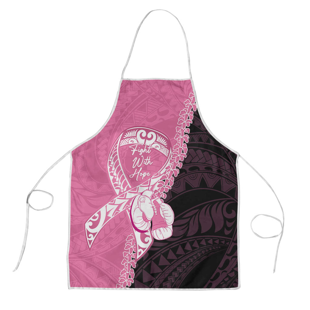 Polynesia Breast Cancer Awareness Apron Fight With Hope Pink Ribbon Boxing Gloves LT14 Pink - Polynesian Pride