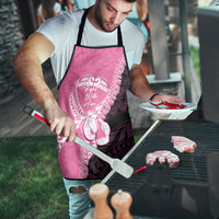 Polynesia Breast Cancer Awareness Apron Fight With Hope Pink Ribbon Boxing Gloves LT14 - Polynesian Pride