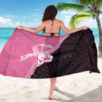 Polynesia Breast Cancer Awareness Sarong Fight With Hope Pink Ribbon Boxing Gloves LT14 - Polynesian Pride