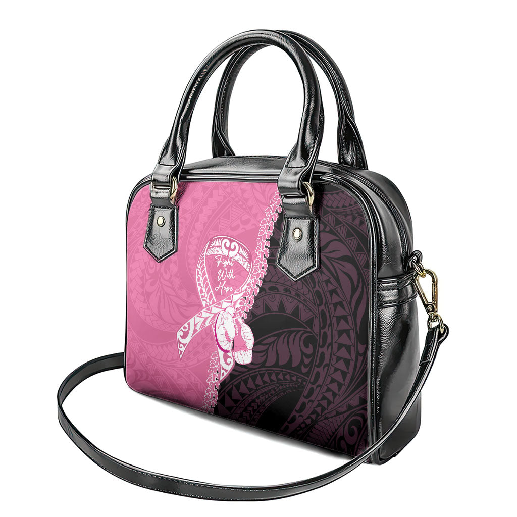 Polynesia Breast Cancer Awareness Shoulder Handbag Fight With Hope Pink Ribbon Boxing Gloves LT14 - Polynesian Pride