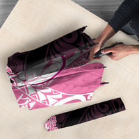 Polynesia Breast Cancer Awareness Umbrella Fight With Hope Pink Ribbon Boxing Gloves LT14 - Polynesian Pride