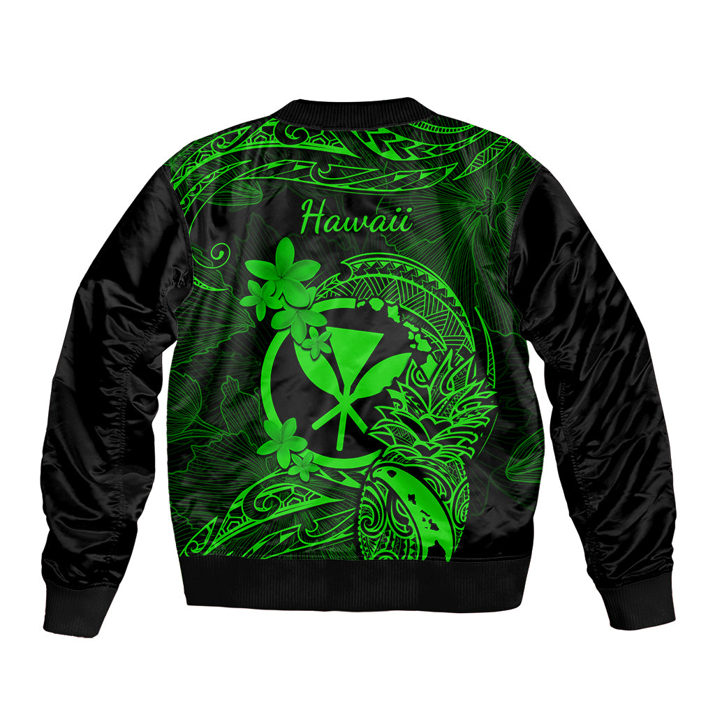 hawaii-bomber-jacket-pineapple-mix-polynesian-plumeria-green-version