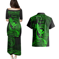 hawaii-couples-matching-puletasi-dress-and-hawaiian-shirt-pineapple-mix-polynesian-plumeria-green-version