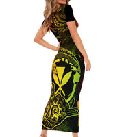 hawaii-short-sleeve-bodycon-dress-shaka-tattoo-mix-polynesian-plumeria-reggae-version
