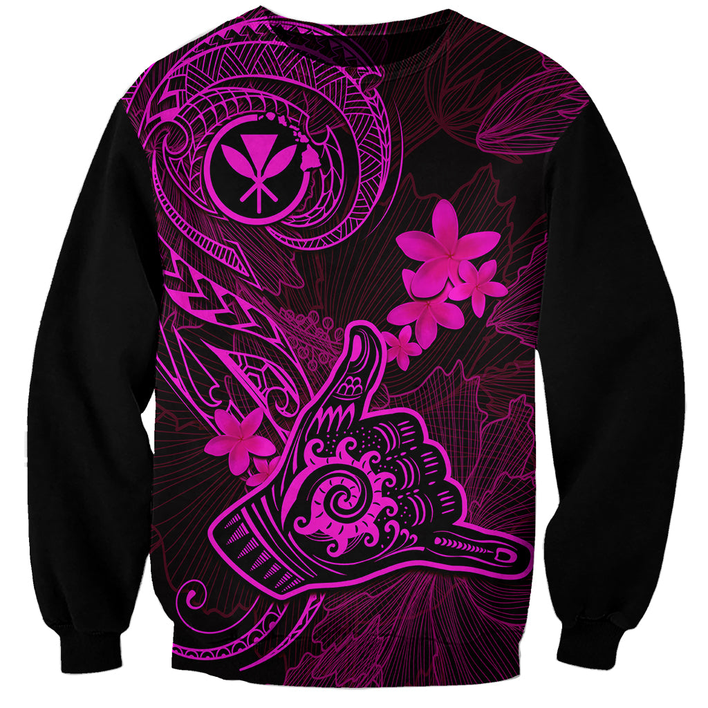 hawaii-sweatshirt-shaka-tattoo-mix-polynesian-plumeria-pink-version