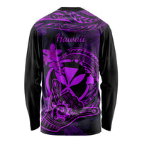 hawaii-long-sleeve-shirt-shaka-tattoo-mix-polynesian-plumeria-purple-version
