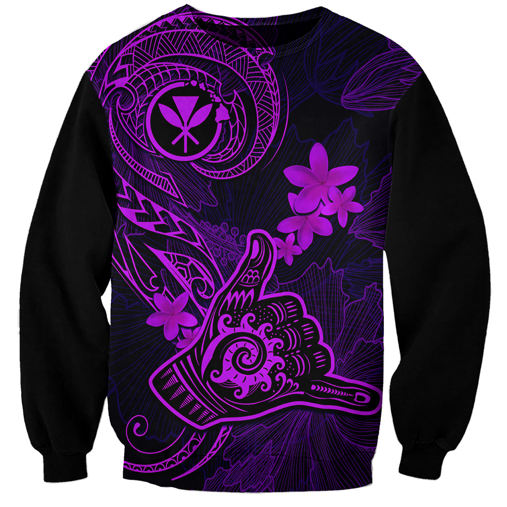 hawaii-sweatshirt-shaka-tattoo-mix-polynesian-plumeria-purple-version
