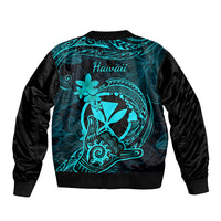 hawaii-sleeve-zip-bomber-jacket-shaka-tattoo-mix-polynesian-plumeria-turquoise-version